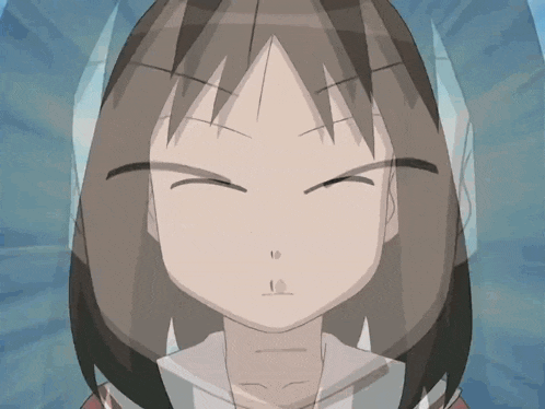 a close up of a girl 's face with the number 10 visible in the corner