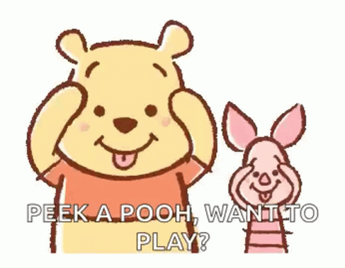 Peak A Boo Baby Pooh GIF - Peak A Boo Baby Pooh Disney GIFs