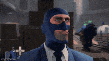 a man in a suit and tie is wearing a blue mask and smoking a cigar