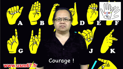 Courage Lsf Usm67 Courage Usm67deaf67lsf GIF - Courage Lsf Usm67 Courage Usm67deaf67lsf Sign Language GIFs