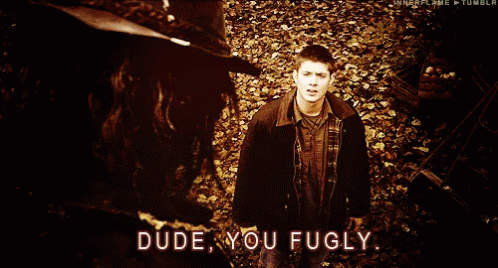 Fugly GIF - Suopernatural Dean Winchester Jensen Ackles GIFs