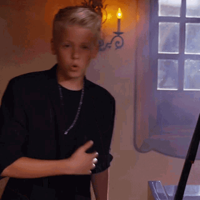 Singing Carson Lueders GIF - Singing Carson Lueders Try Me GIFs