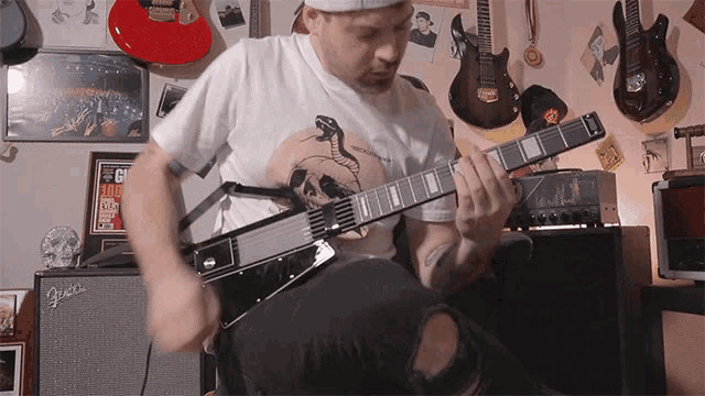 Playing Guitar Jared Dines GIF - Playing Guitar Jared Dines Strumming GIFs