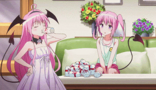 Milk Anime GIF - Milk Anime Drinking GIFs