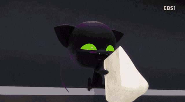 a hand is reaching out to a cartoon character with ebs1 written on the bottom right