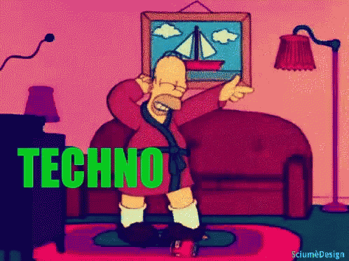 Techno Homer GIF - Techno Homer Simpsons GIFs