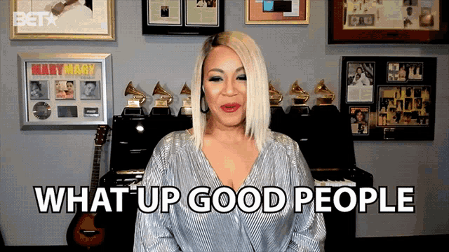 What Up Good People Erica Campbell GIF - What Up Good People Erica Campbell Sunday Best GIFs