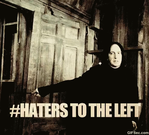 Haters GIF - Harry Potter Alan Rickman Snape GIFs