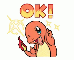 Pokemon Charmander GIF - Pokemon Charmander Thumbs Up GIFs