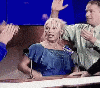 When Squad Forgets About You GIF - Family Fued High Five Fail GIFs