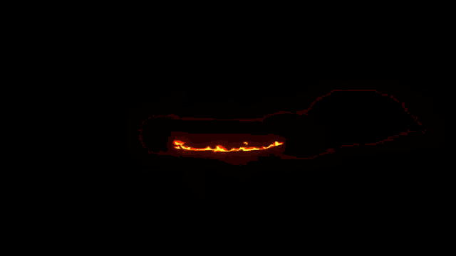 a cartoon drawing of a red and yellow fire