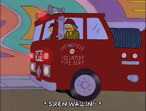 Fireman GIF - Fireman Fire Fighter Simpsons GIFs