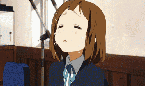 a girl with tears coming out of her eyes