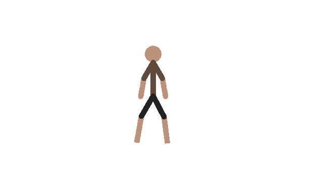 a drawing of a man with the words " ha ha u just got rickrolled " above him