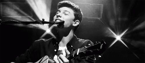 Shawn Mendes Singing And Playing Guitar GIF - Shawn Mendes GIFs