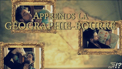 a poster that says apprendre la geographie bourre