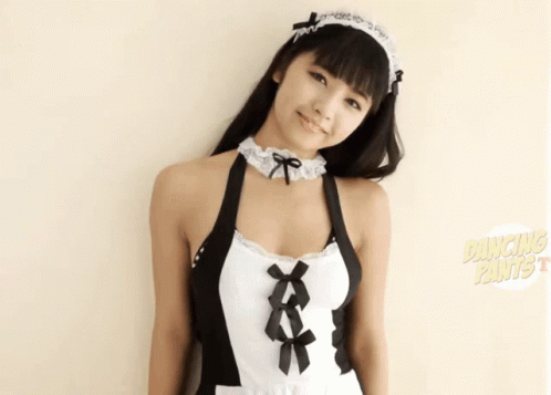 Rina Nagai French Maid GIF - Rina Nagai French Maid Asian Girl GIFs