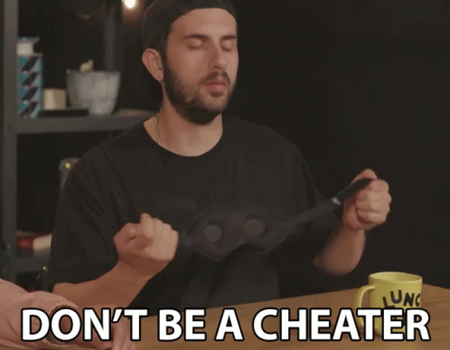 Dont Be A Cheater Borgore GIF - Dont Be A Cheater Borgore Asaf Borger GIFs