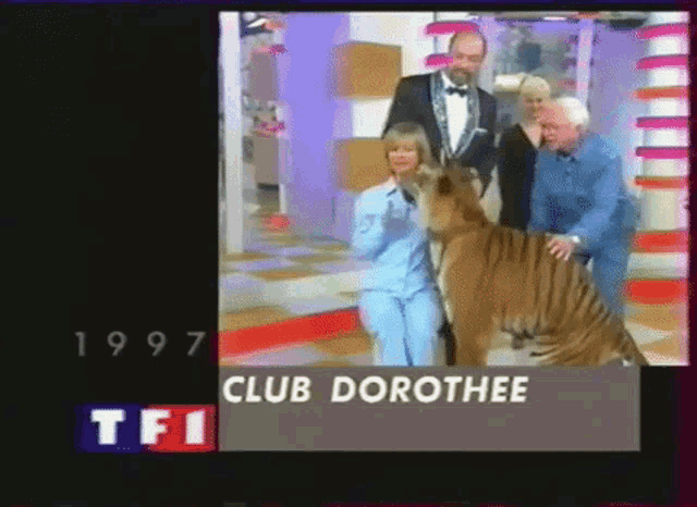 Club Dorothee Hug GIF - Club Dorothee Hug Tiger GIFs
