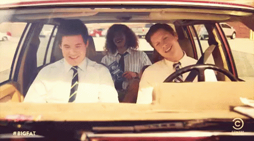 Driving To The Music - Workaholics GIF - Workaholics Driving Music GIFs