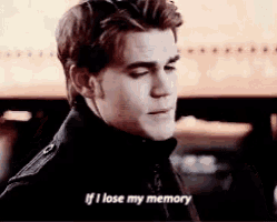 a man says if i lose my memory in a close up