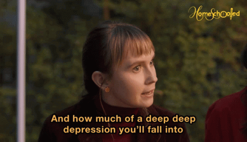 And How Much Of A Deep Deep Depression Youll Fall Into Greta Hansen GIF - And How Much Of A Deep Deep Depression Youll Fall Into Greta Hansen Homeschooled GIFs