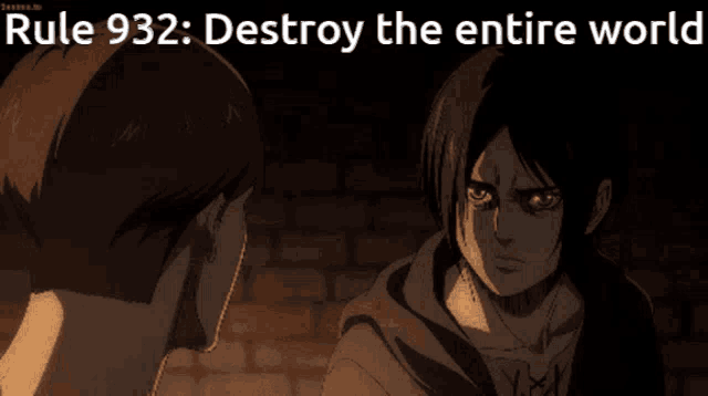 Aot Eren Yeager GIF - Aot Eren Yeager Rule GIFs