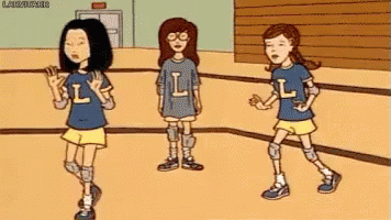 Me Giving My Best Effort GIF - Daria Volleyball Miss GIFs