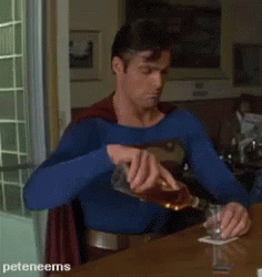Superman Superman3 GIF - Superman Superman3 Drink GIFs