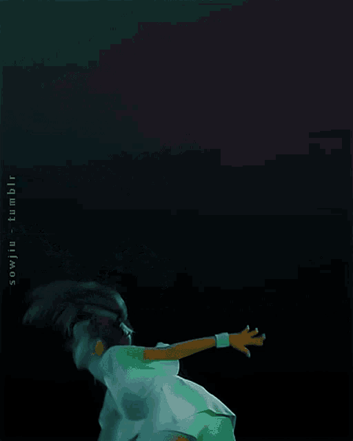 a drawing of a woman with the name sowjiu tumblr on it