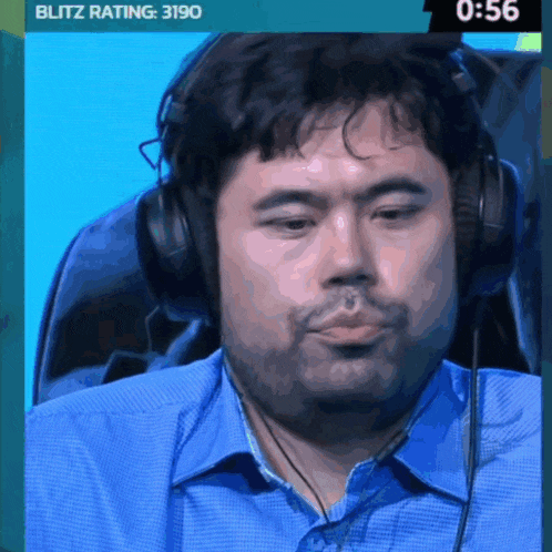 a man wearing headphones has a blitz rating of 3195