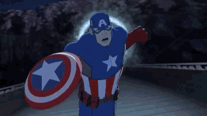 Captain America Punch GIF