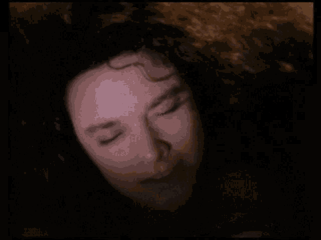 a blurry picture of a woman 's face with a smile