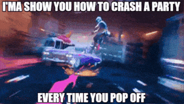 a meme that says i 'm a show you how to crash a party