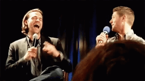 Laughing Jensen Ackles GIF - Laughing Jensen Ackles Dean Winchester GIFs