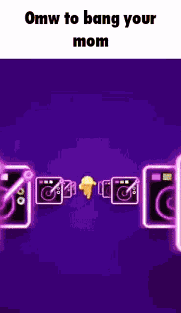 a gingerbread man is standing in front of a purple background in a video game .