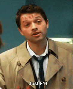 a man in a trench coat and tie is saying " just fyi "