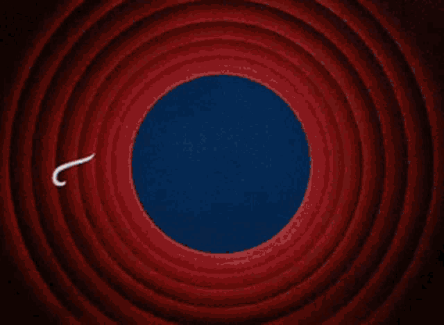 a sign that says " that 's all folks " on a red background