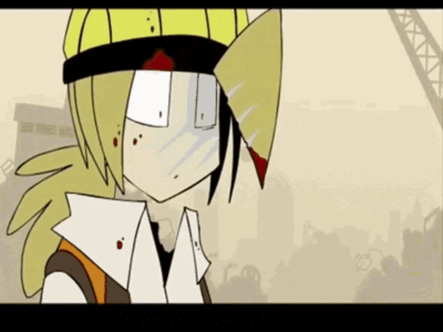 a cartoon character says so that 's why you don t want to die here