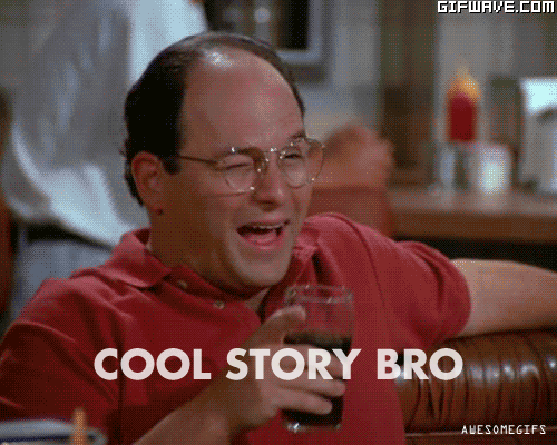 Ya GIF - Cool Story Bro Seinfeld George GIFs