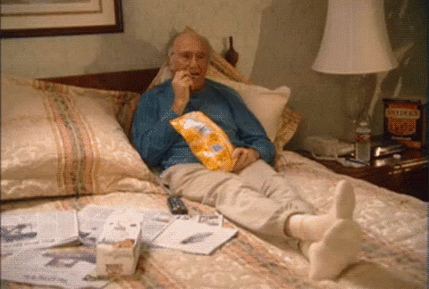 Tv Time GIF - Tvtime Lazy Chips GIFs