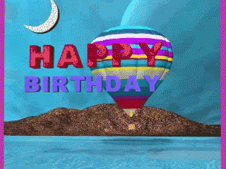 Happy Birthday Hot Air Balloon GIF - Happy Birthday Hot Air Balloon GIFs