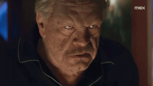a close up of a man 's face with the word max on the bottom right