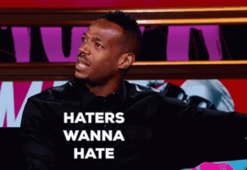 Haters Wanna Hate Marlon Wayans GIF - Haters Wanna Hate Marlon Wayans Amber Rose Show GIFs