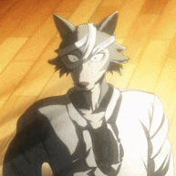 a cartoon of a wolf wearing a tie and a mask .
