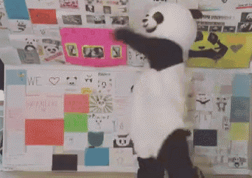 Panderz_ GIF - Panda Costume Dance GIFs