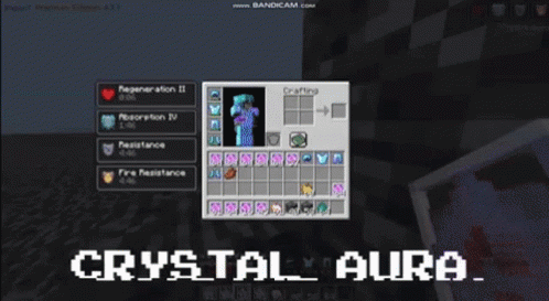 Crystal Aura Minecraft GIF - Crystal Aura Minecraft Video Game GIFs