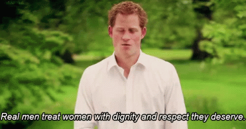 Thanks Prince Harry GIF - Real Men Women Dignity GIFs