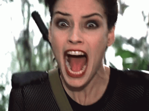 Xenia Onatopp Scream GIF - Xenia Onatopp Scream Pulled Up GIFs