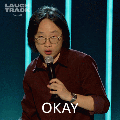 Okay Jimmy O Yang GIF - Okay Jimmy O Yang Laugh Track GIFs
